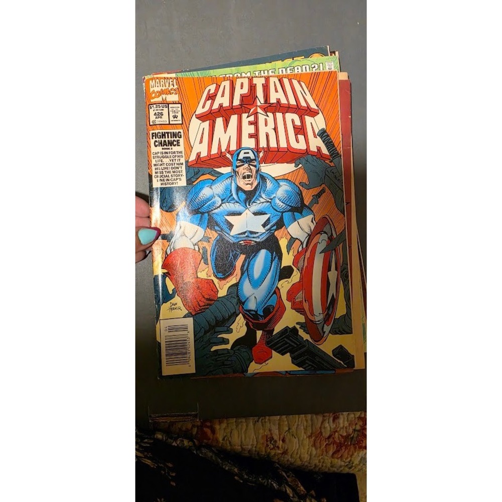 Marvel Comics Captain America 426 Fighting Chance Book 2 April 1994 Dave Hoover